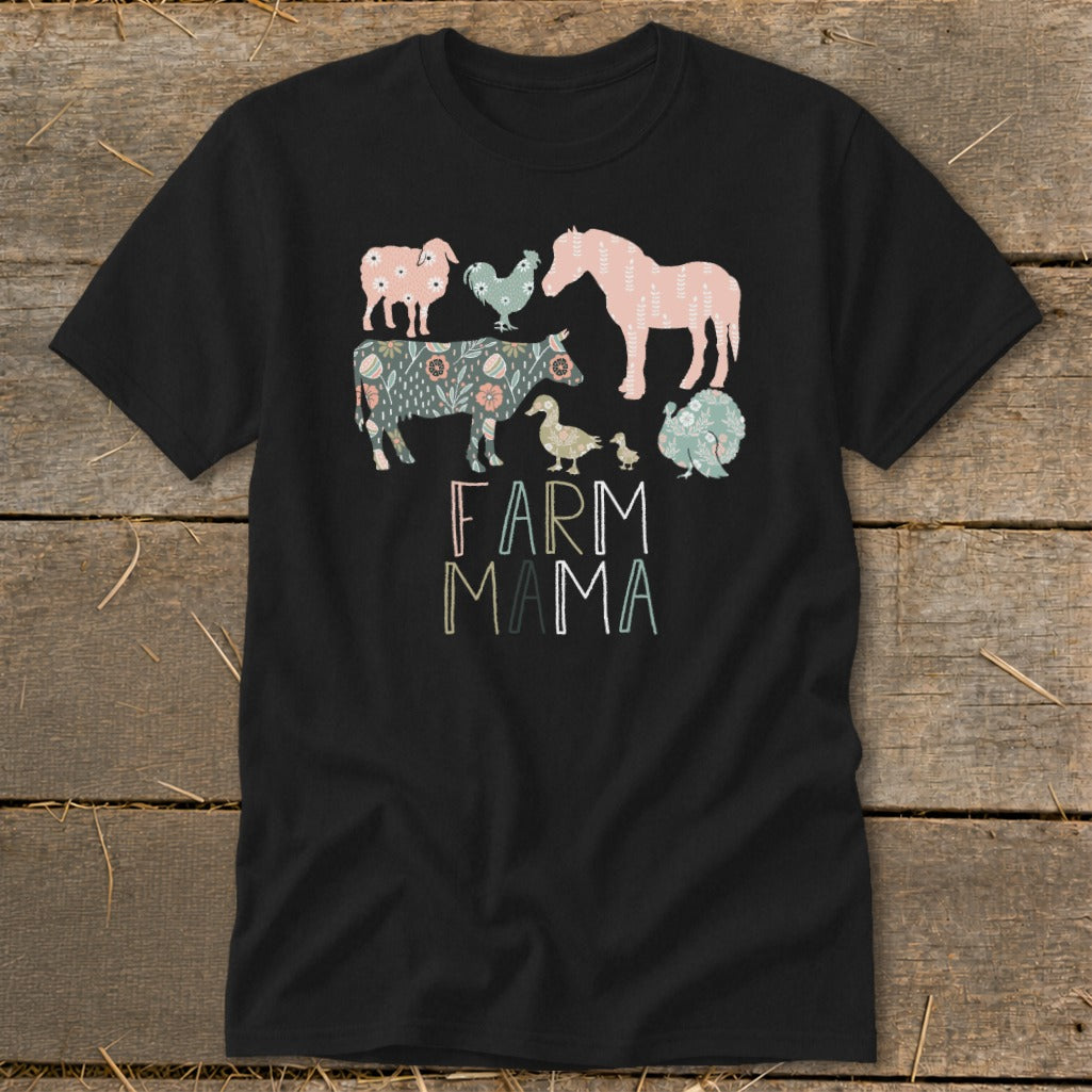 Farm Mama Pattern Classic Tee