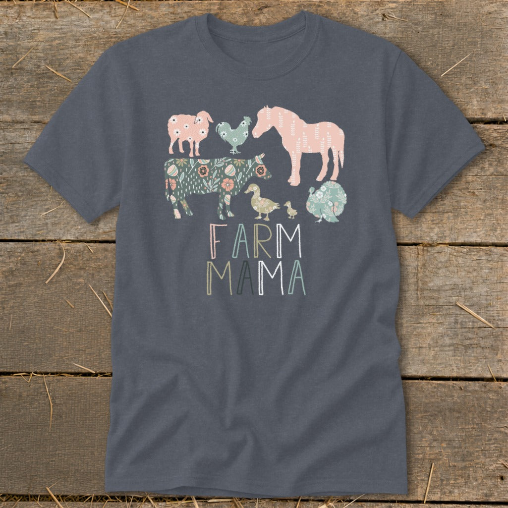 Farm Mama Pattern Classic Tee