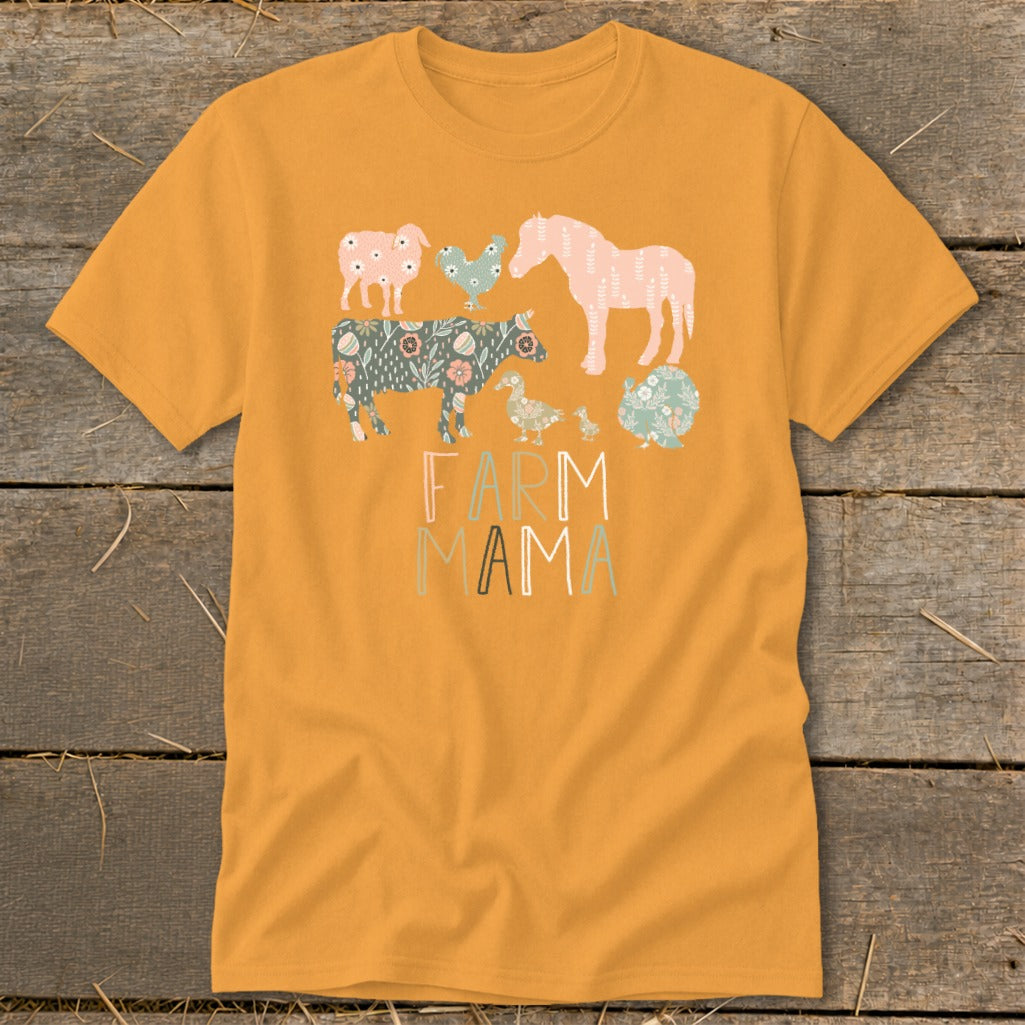 Farm Mama Pattern Classic Tee