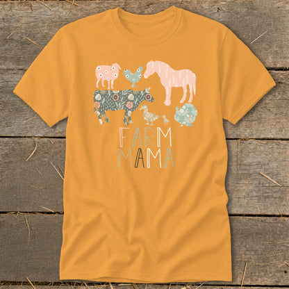 Farm Mama Pattern Classic Tee