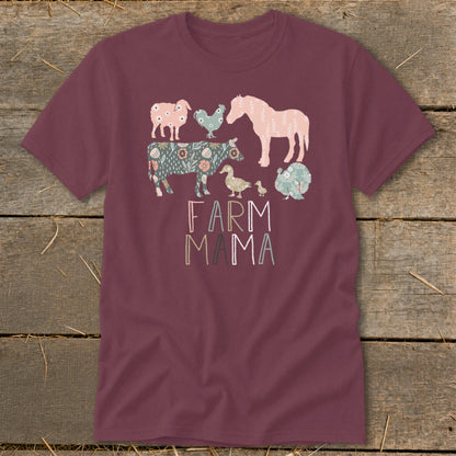 Farm Mama Pattern Classic Tee