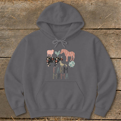 Farm Mama Pattern Hoodie