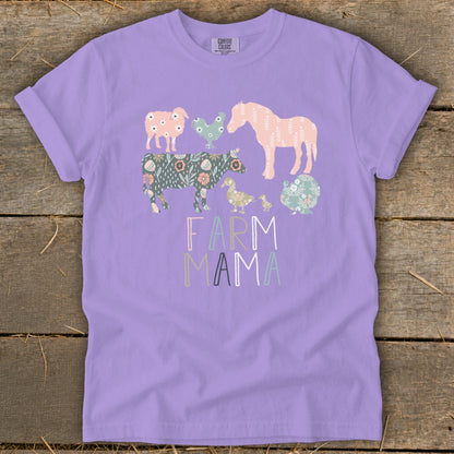 Farm Mama Pattern Signature Tee