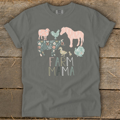 Farm Mama Pattern Signature Tee