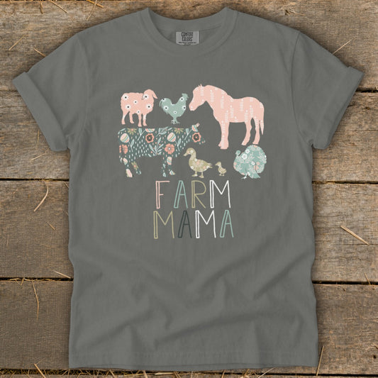 Farm Mama Pattern Signature Tee