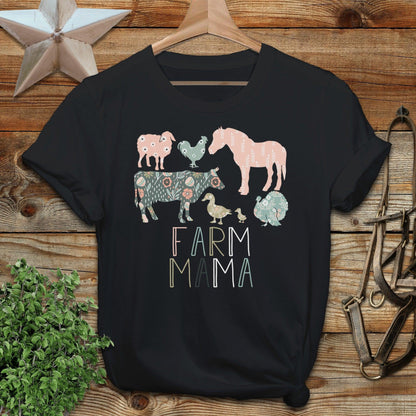 Farm Mama Pattern Softstyle Tee