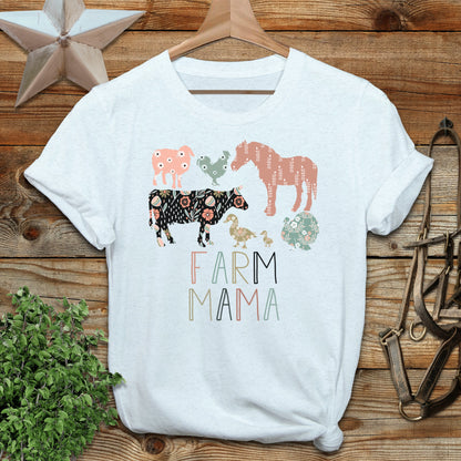 Farm Mama Pattern Softstyle Tee
