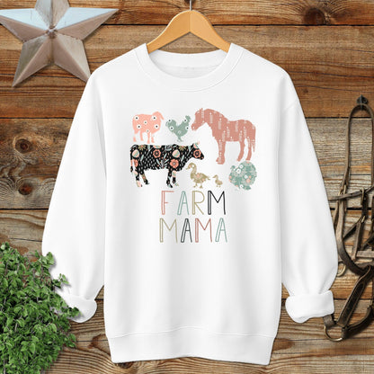 Farm Mama Pattern Sweatshirt
