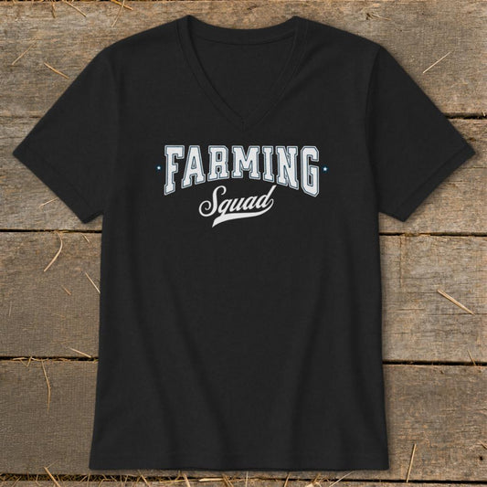 Farm Squad V-neck - Black