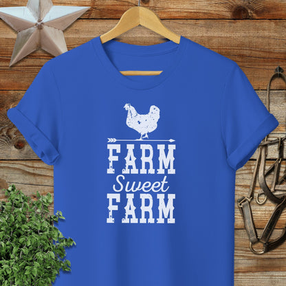 Farm Sweet Farm Chicken Softstyle Tee