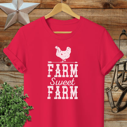 Farm Sweet Farm Chicken Softstyle Tee