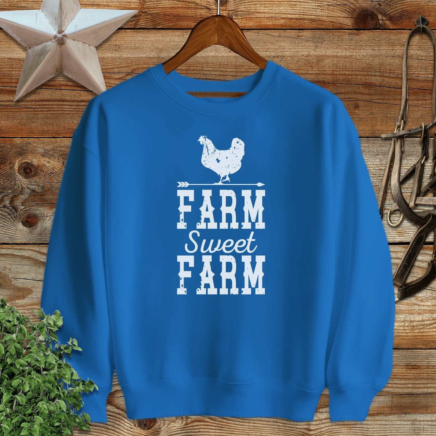 Farm Sweet Farm Chicken Sweatshirt