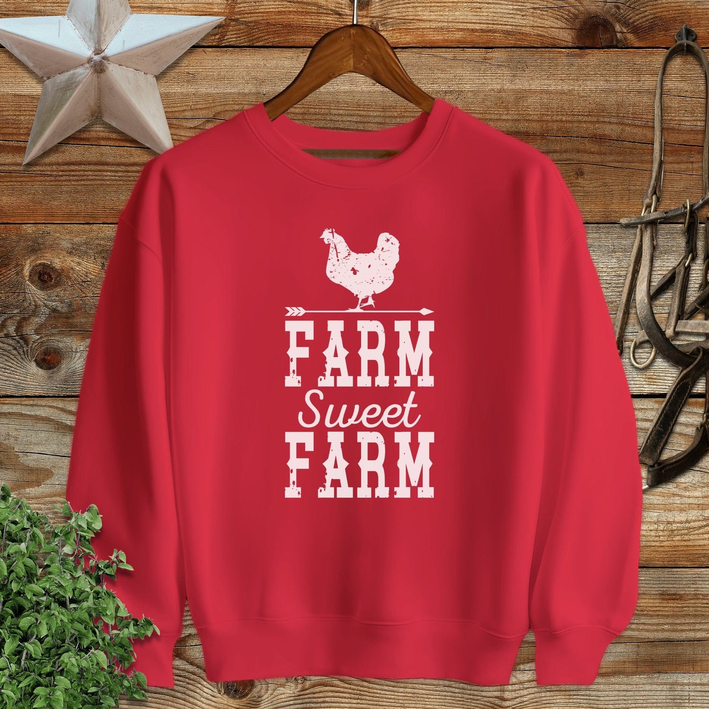 Farm Sweet Farm Chicken Sweatshirt