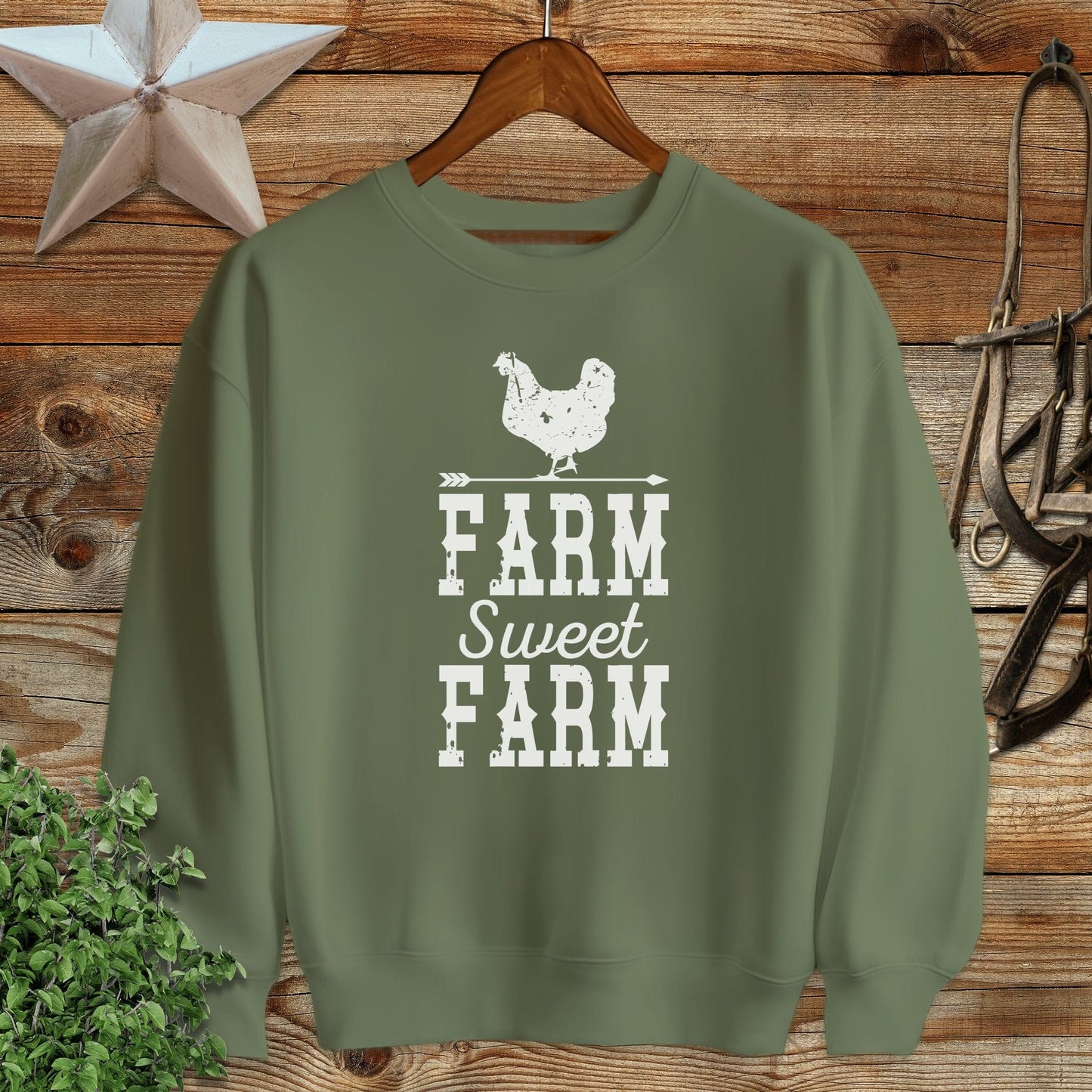 Farm Sweet Farm Chicken Sweatshirt