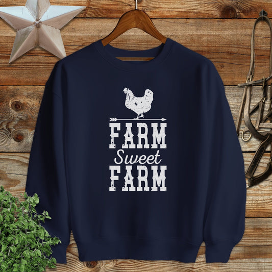 Farm Sweet Farm Chicken Sweatshirt