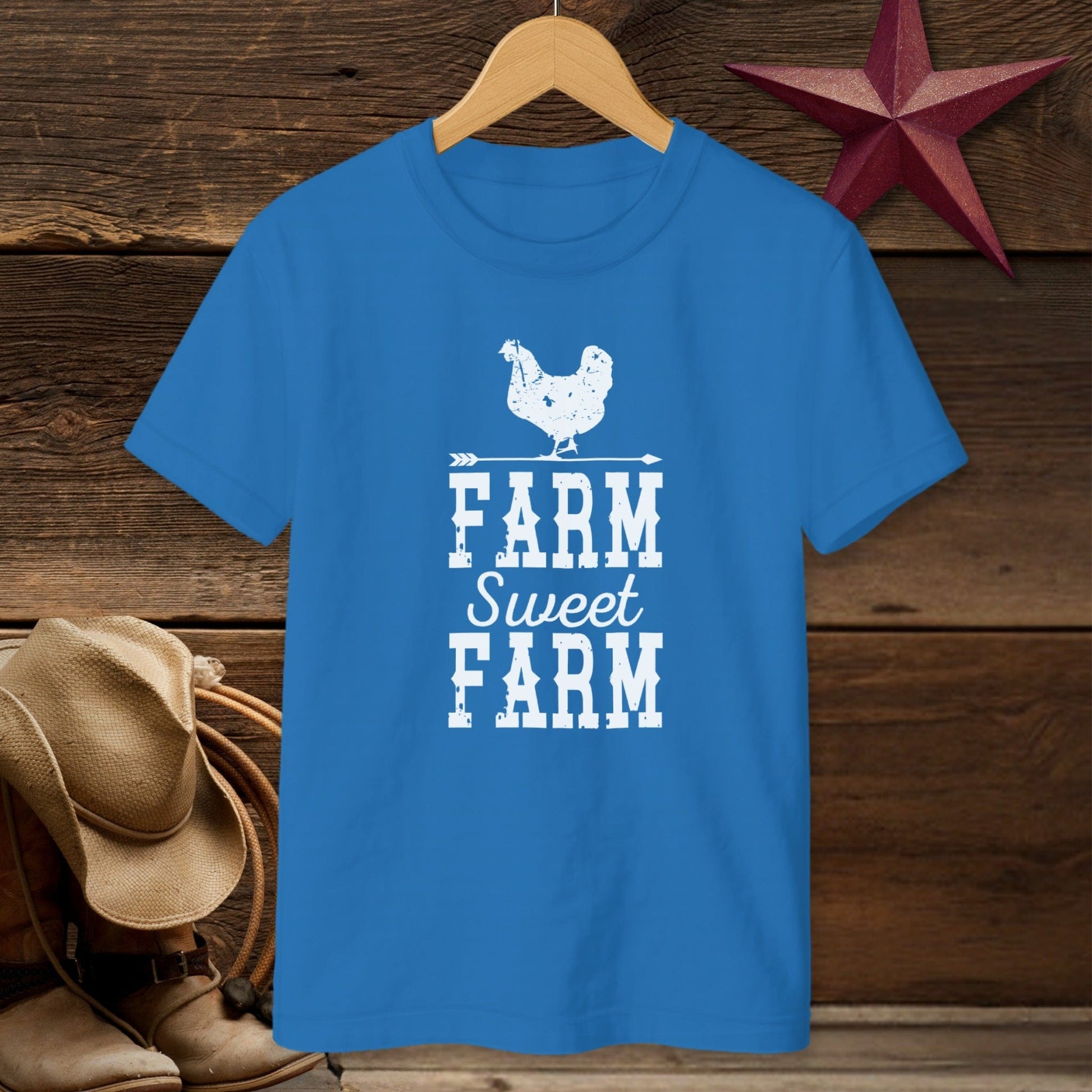 Farm Sweet Farm Chicken T-Shirt (Youth)