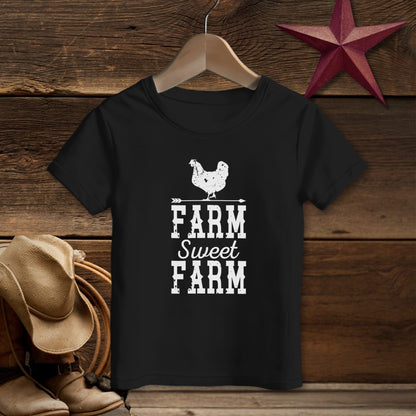 Farm Sweet Farm Chicken T-shirt (Toddler)
