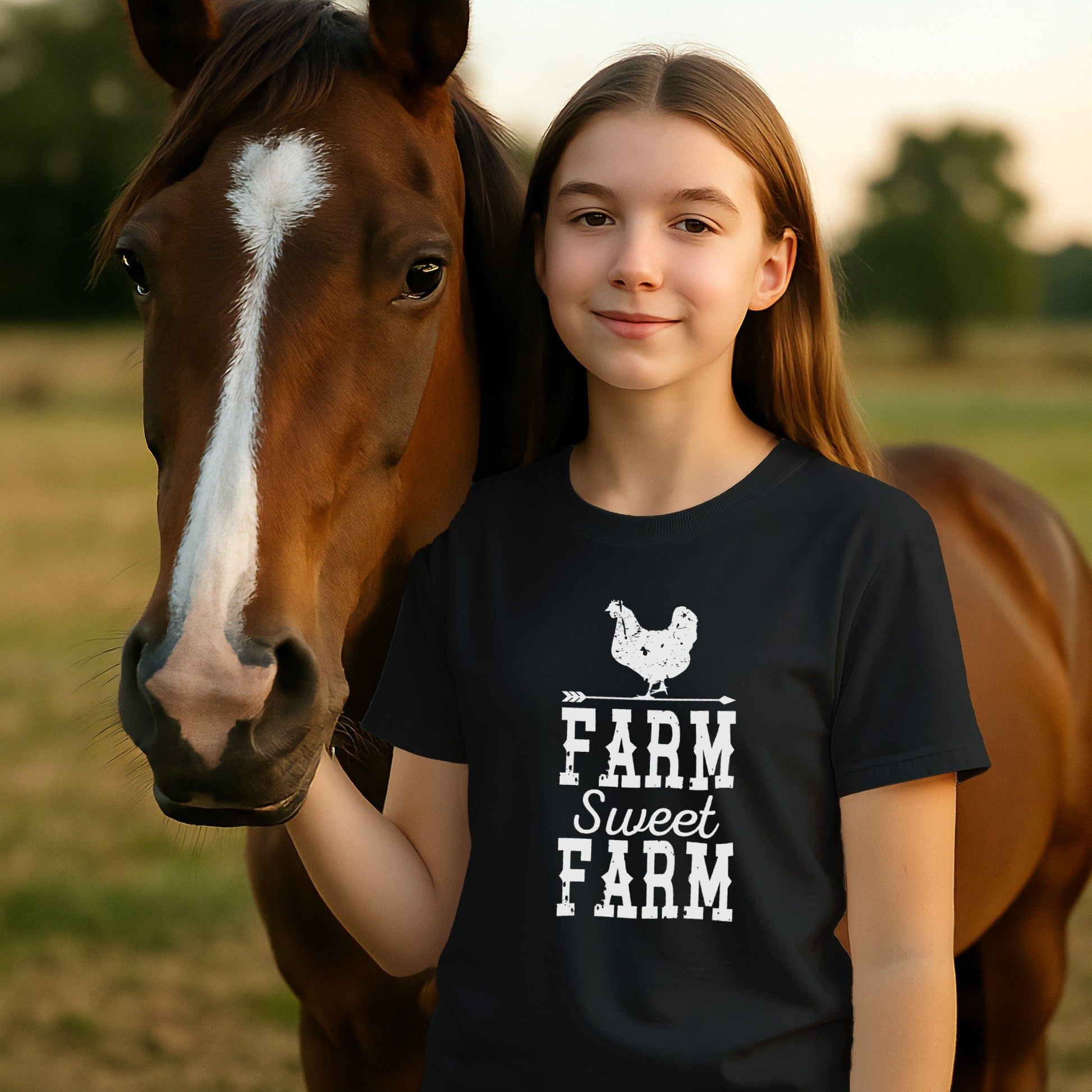 Farm Sweet Farm Chicken T-shirt (Youth)