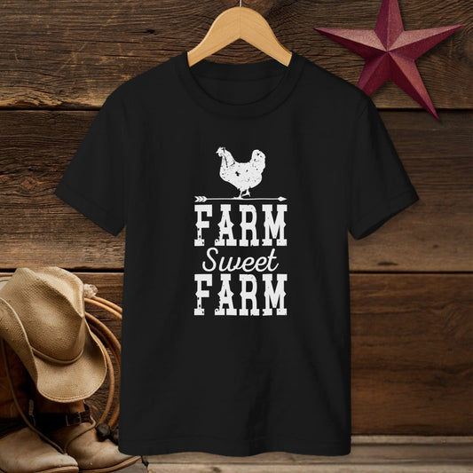 Farm Sweet Farm Chicken T-shirt (Youth)