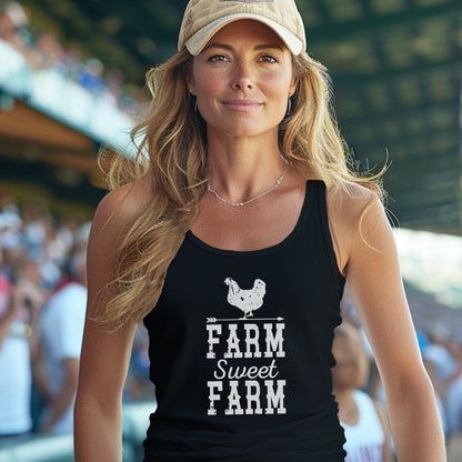 Farm Sweet Farm Chicken Tank Top