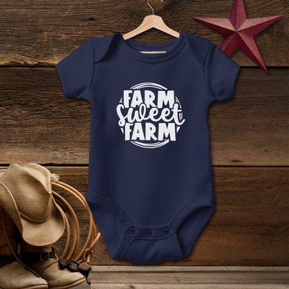 Farm Sweet Farm Circle Bodysuit (Baby)
