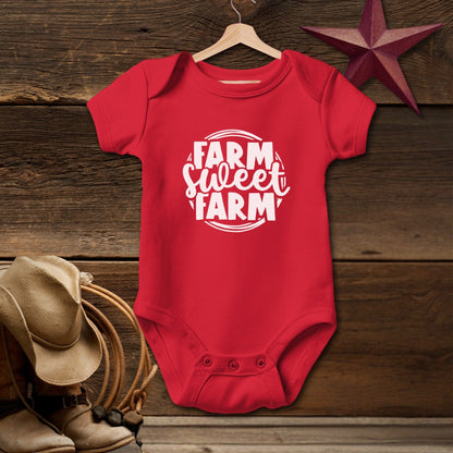 Farm Sweet Farm Circle Bodysuit (Baby)