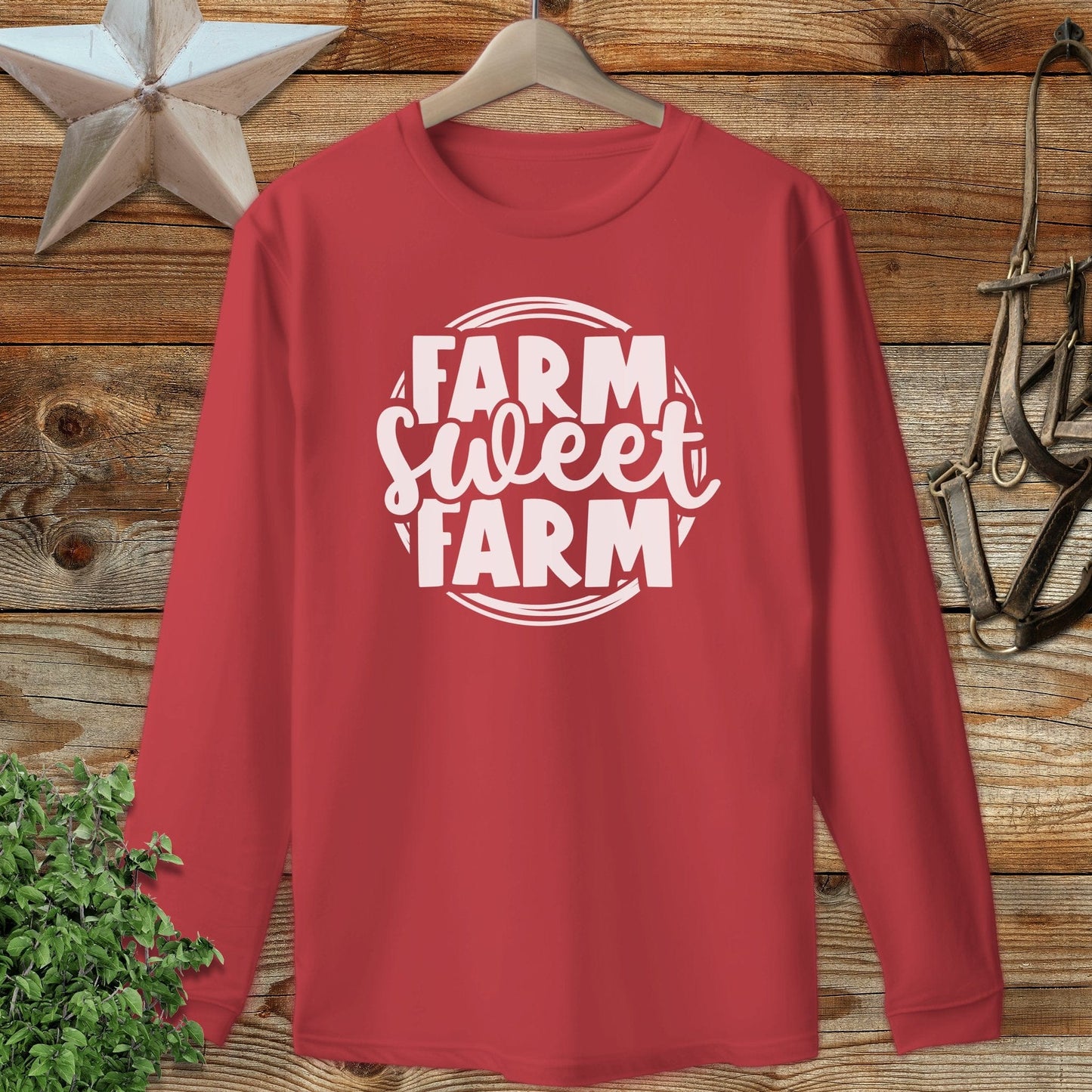 Farm Sweet Farm Circle Long Sleeve Tee
