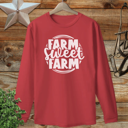Farm Sweet Farm Circle Long Sleeve Tee