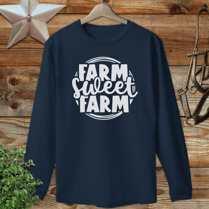 Farm Sweet Farm Circle Long Sleeve Tee