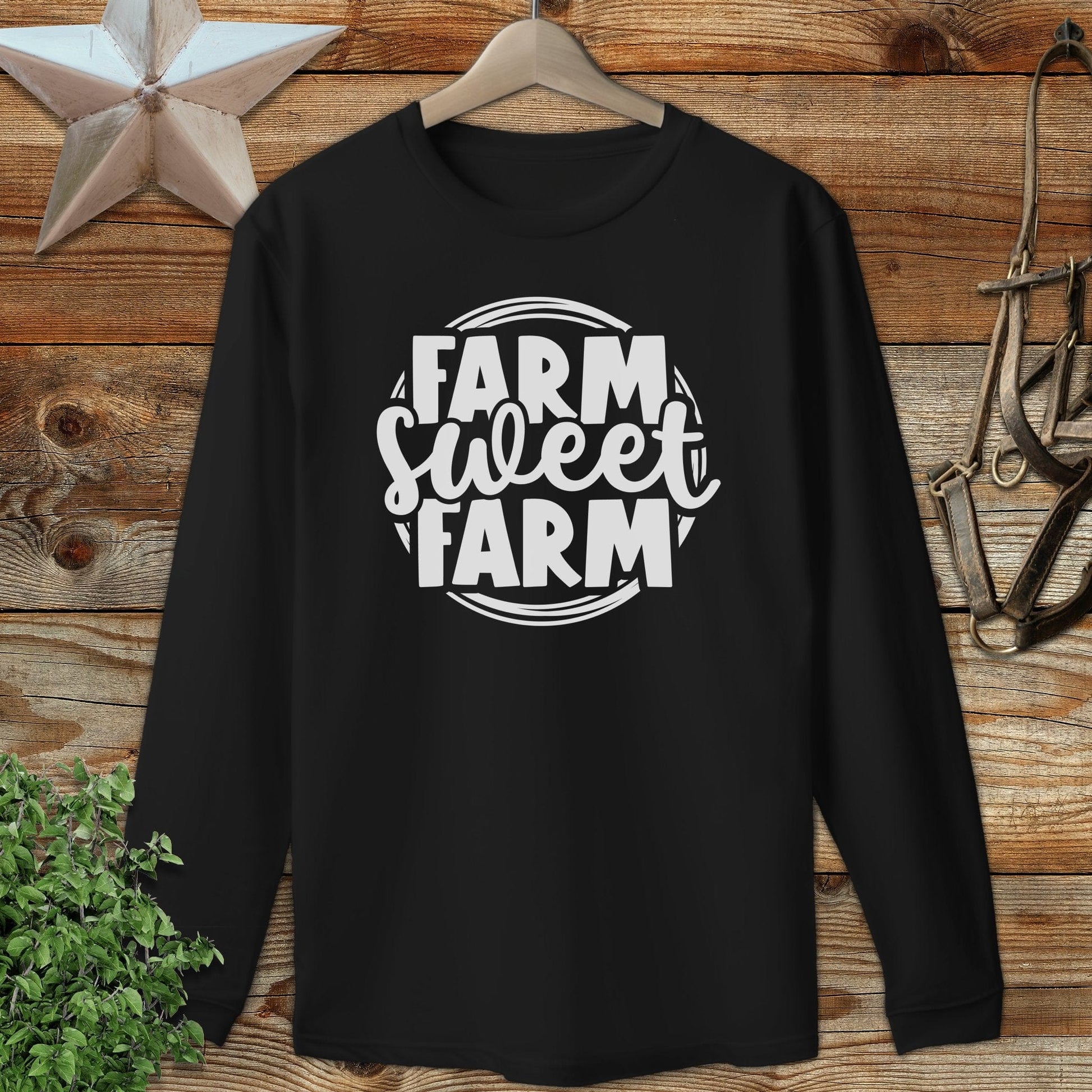 Farm Sweet Farm Circle Long Sleeve Tee