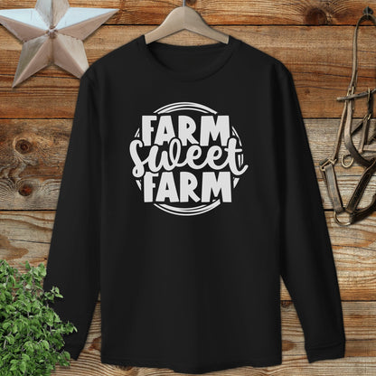 Farm Sweet Farm Circle Long Sleeve Tee