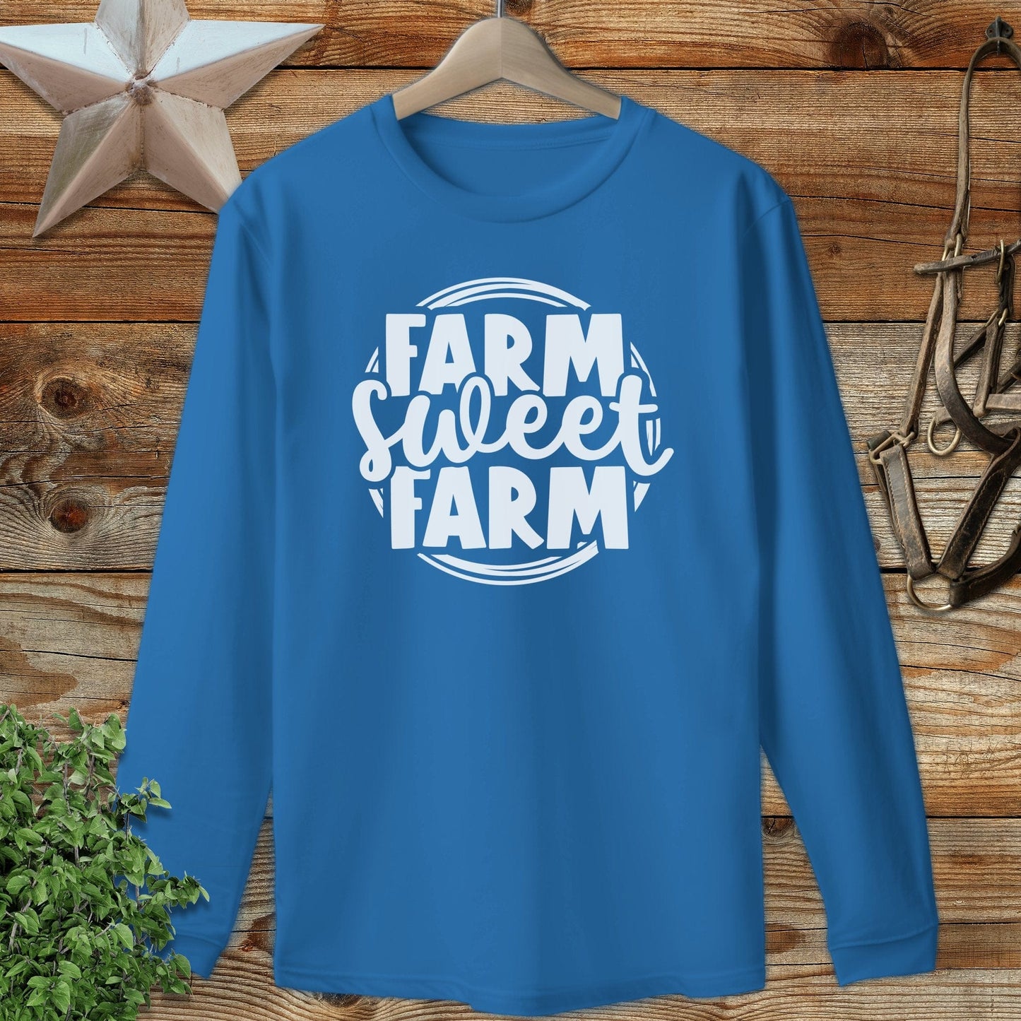 Farm Sweet Farm Circle Long Sleeve Tee
