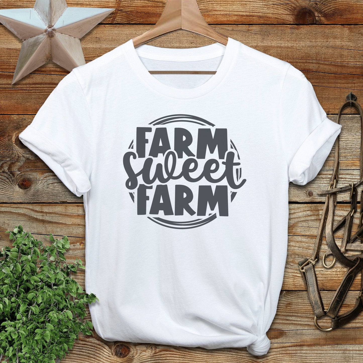 Farm Sweet Farm Circle Softstyle Tee