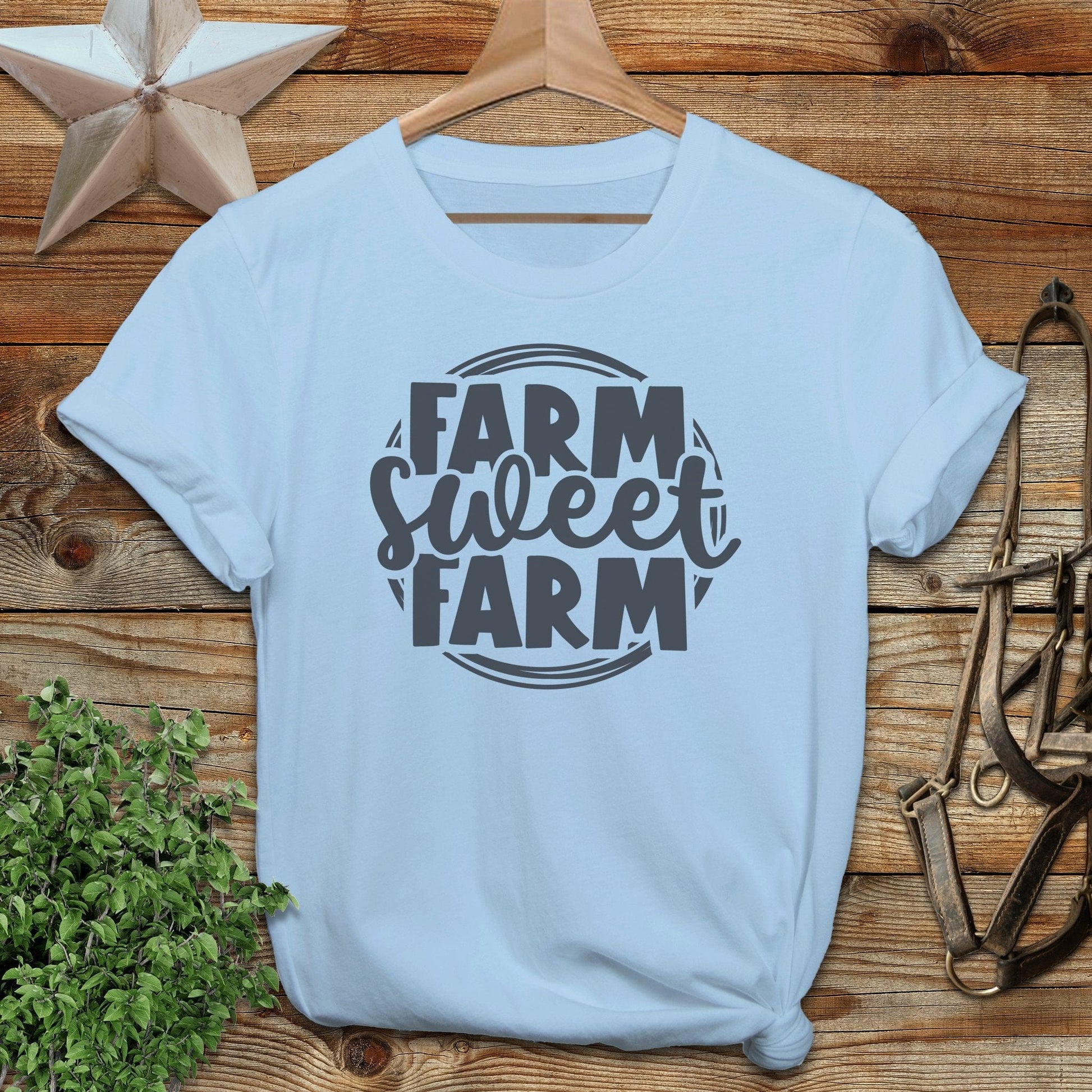 Farm Sweet Farm Circle Softstyle Tee