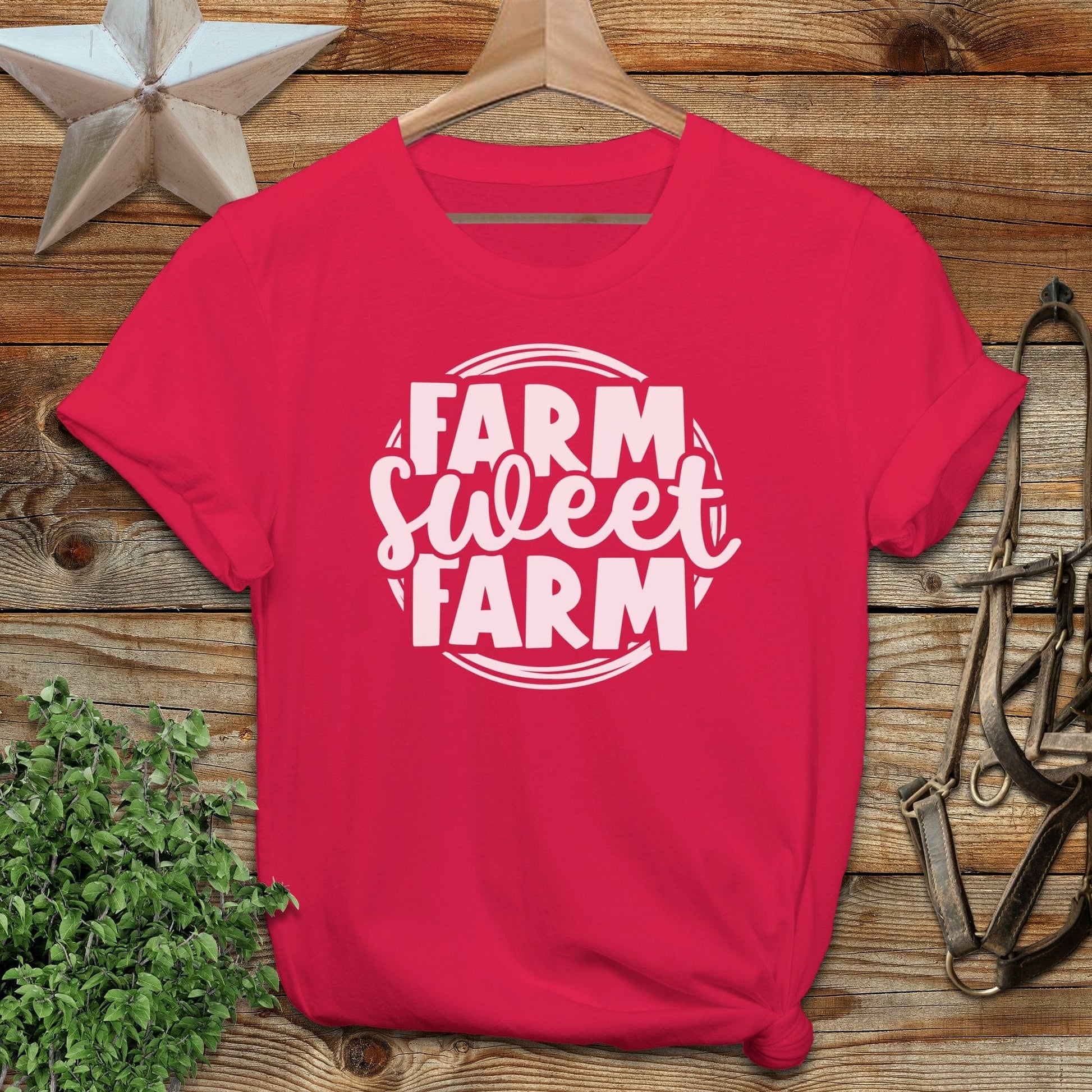 Farm Sweet Farm Circle Softstyle Tee