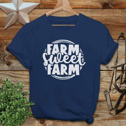 Farm Sweet Farm Circle Softstyle Tee
