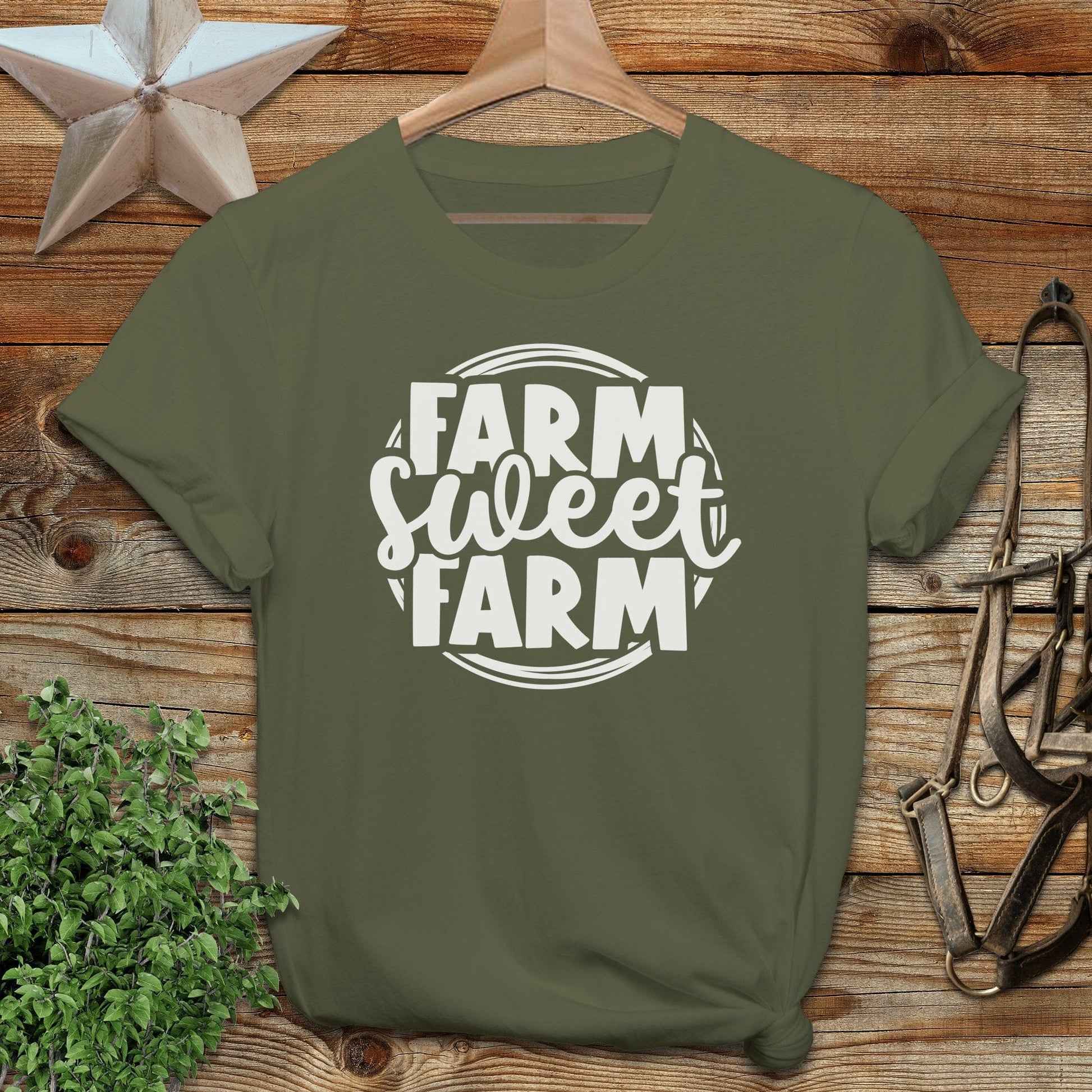 Farm Sweet Farm Circle Softstyle Tee