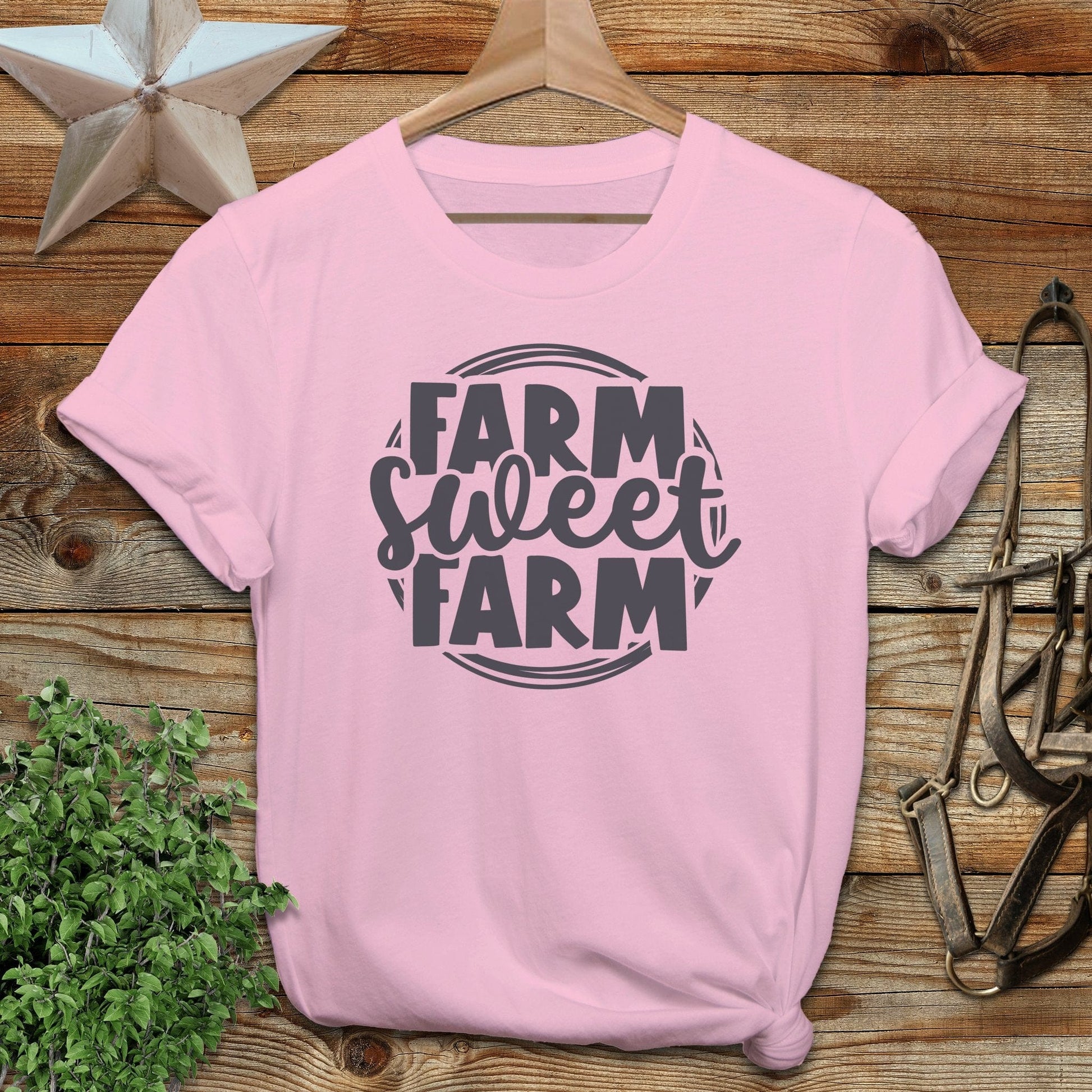 Farm Sweet Farm Circle Softstyle Tee