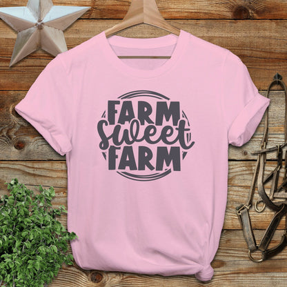 Farm Sweet Farm Circle Softstyle Tee