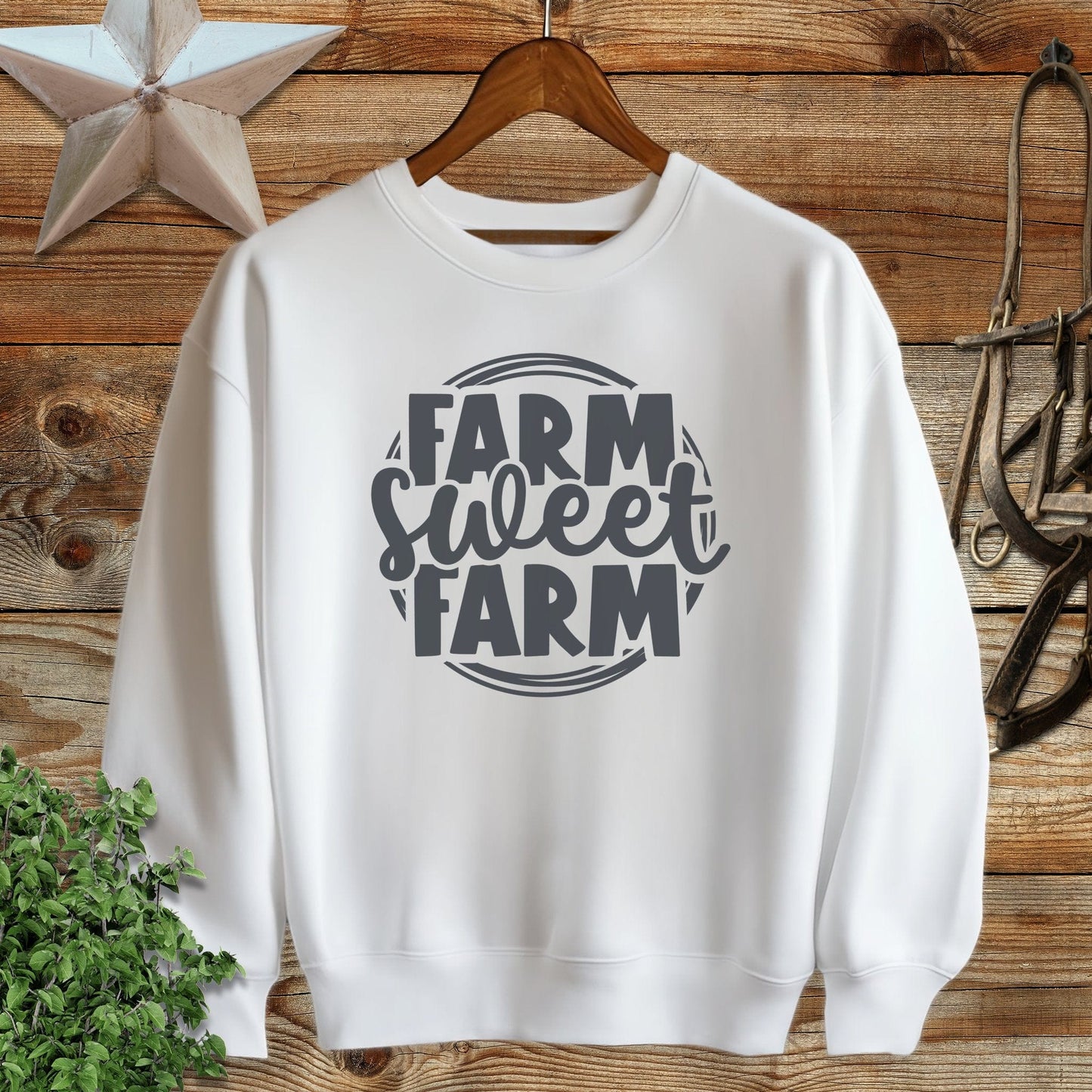 Farm Sweet Farm Circle Sweatshirt