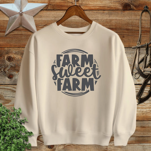Farm Sweet Farm Circle Sweatshirt