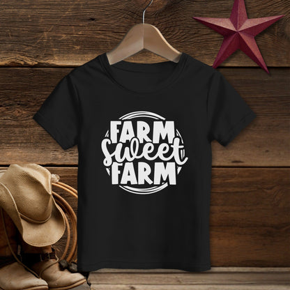 Farm Sweet Farm Circle T-Shirt (Toddler)