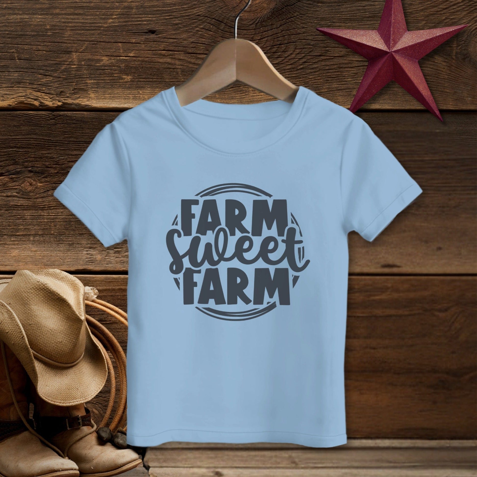 Farm Sweet Farm Circle T-Shirt (Toddler)