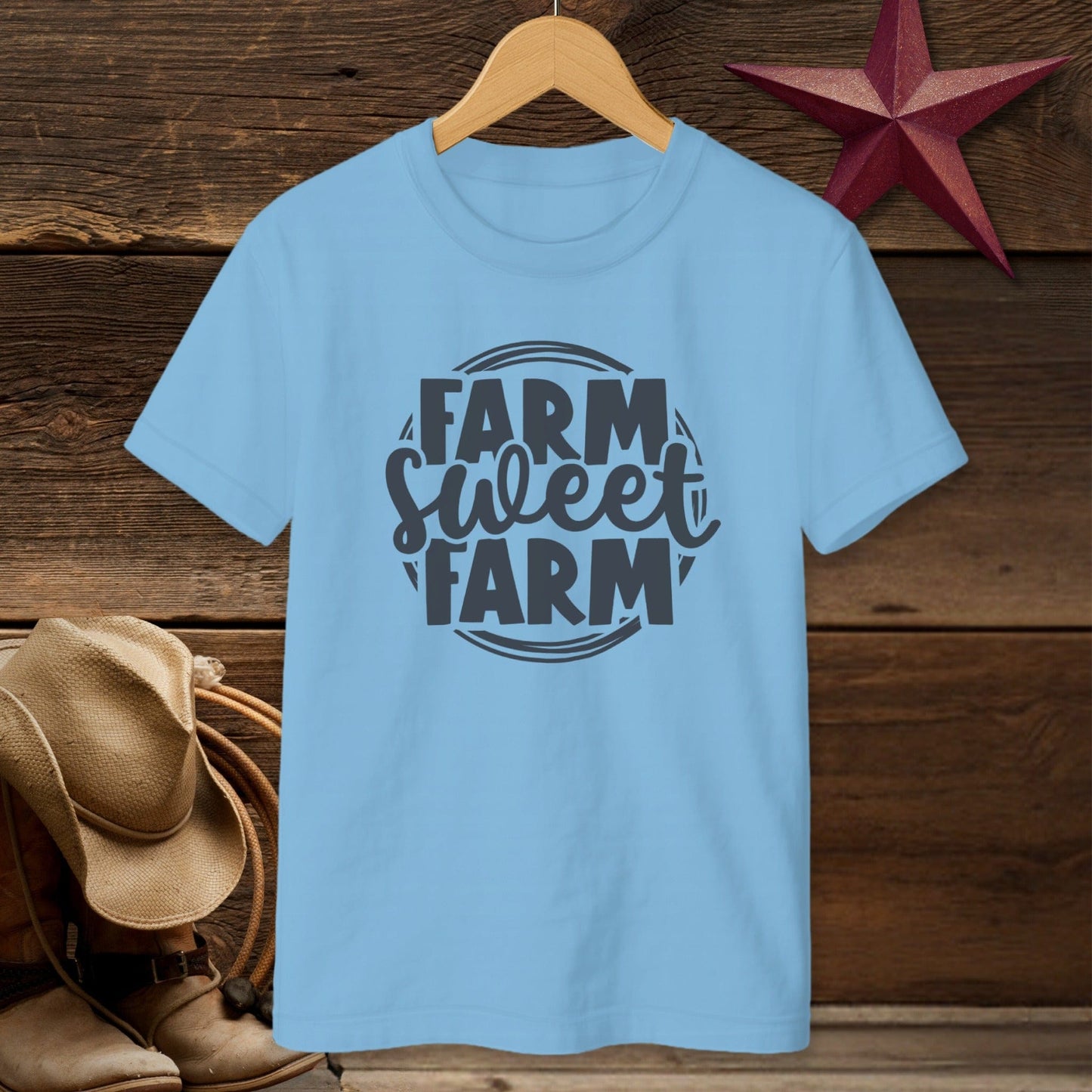Farm Sweet Farm Circle T-Shirt (Youth)
