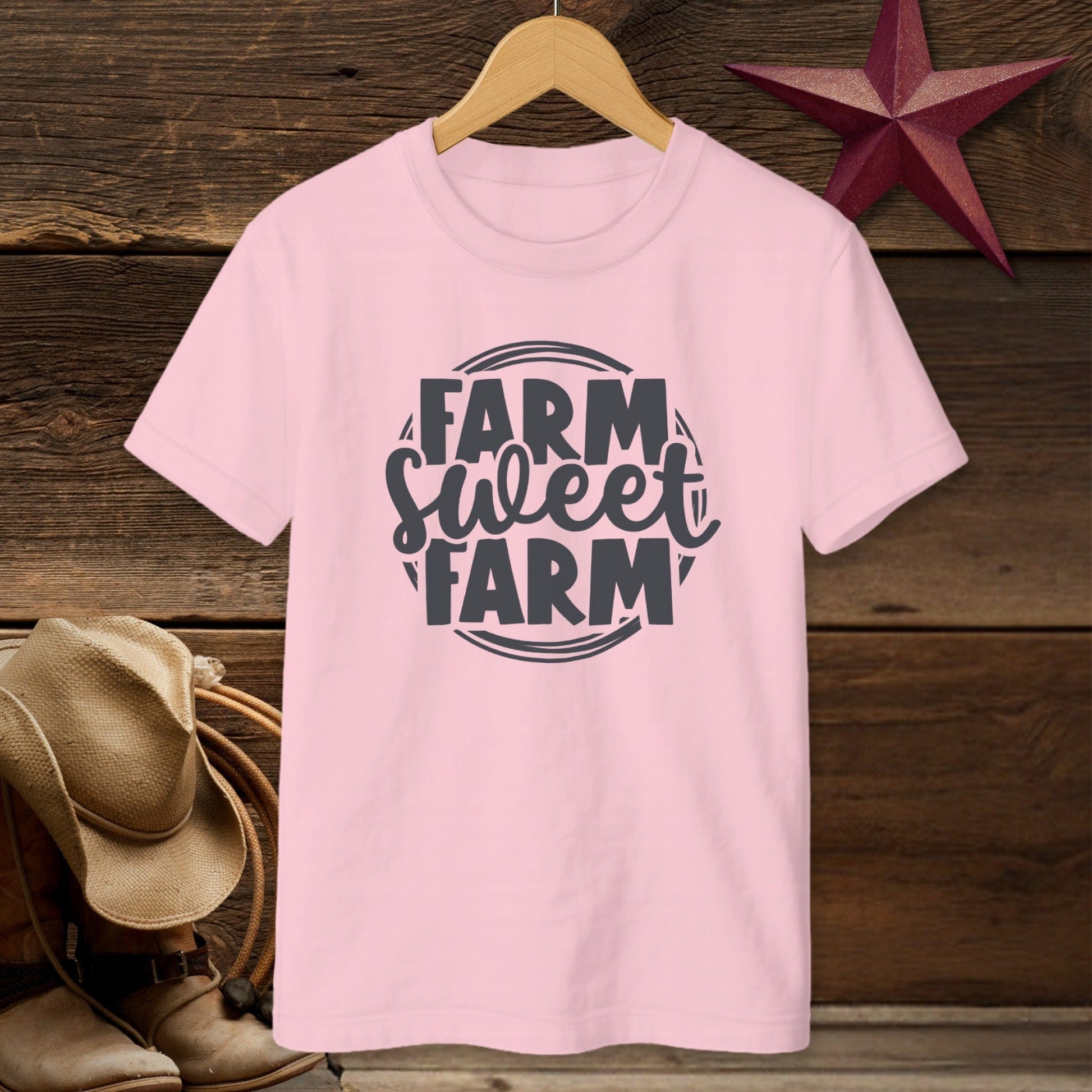 Farm Sweet Farm Circle T-Shirt (Youth)