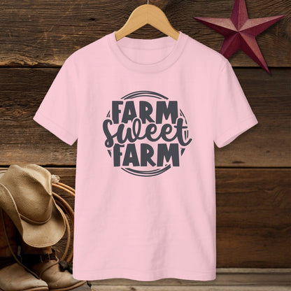 Farm Sweet Farm Circle T-Shirt (Youth)
