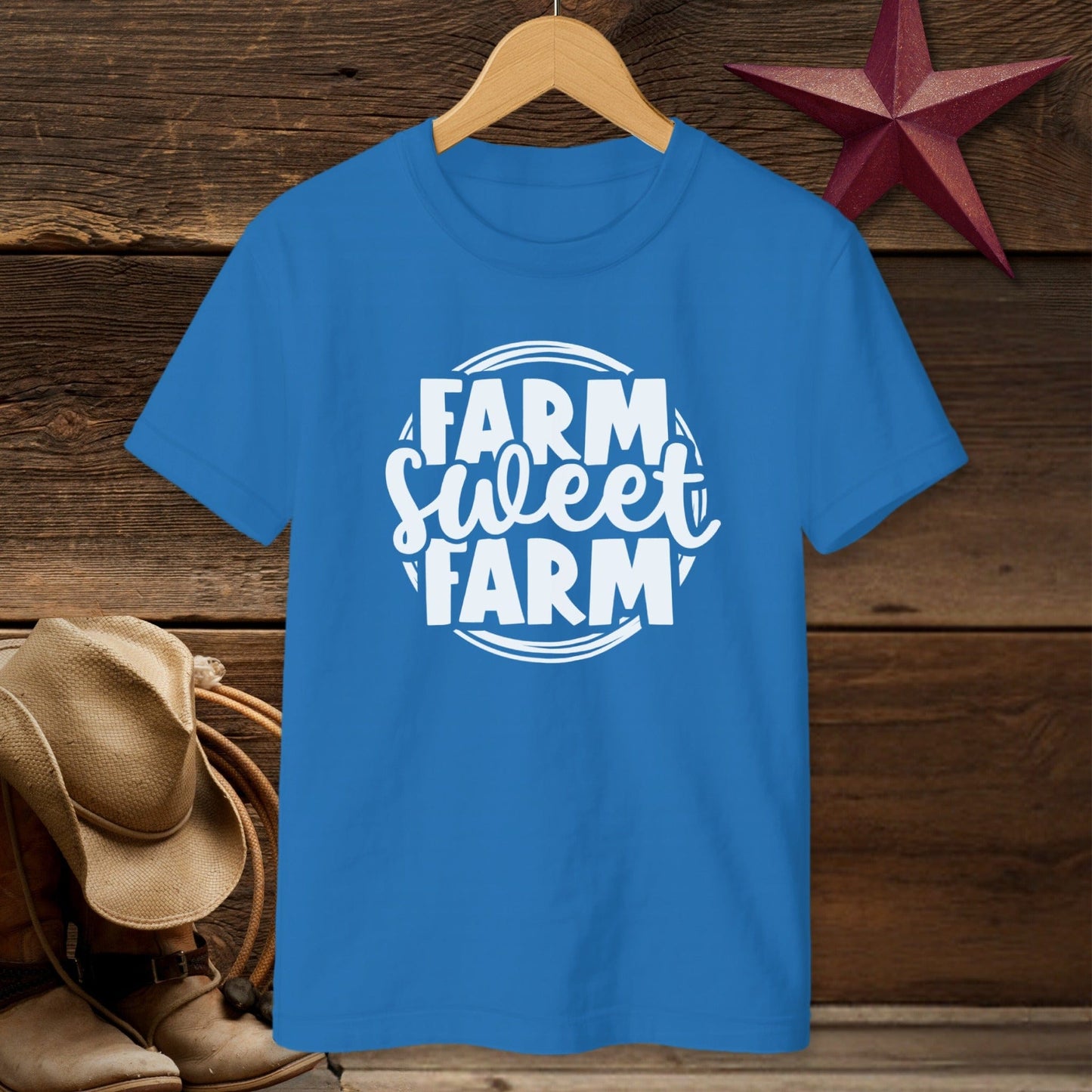 Farm Sweet Farm Circle T-Shirt (Youth)