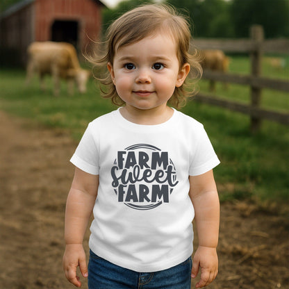 Farm Sweet Farm Circle T-shirt (Toddler)