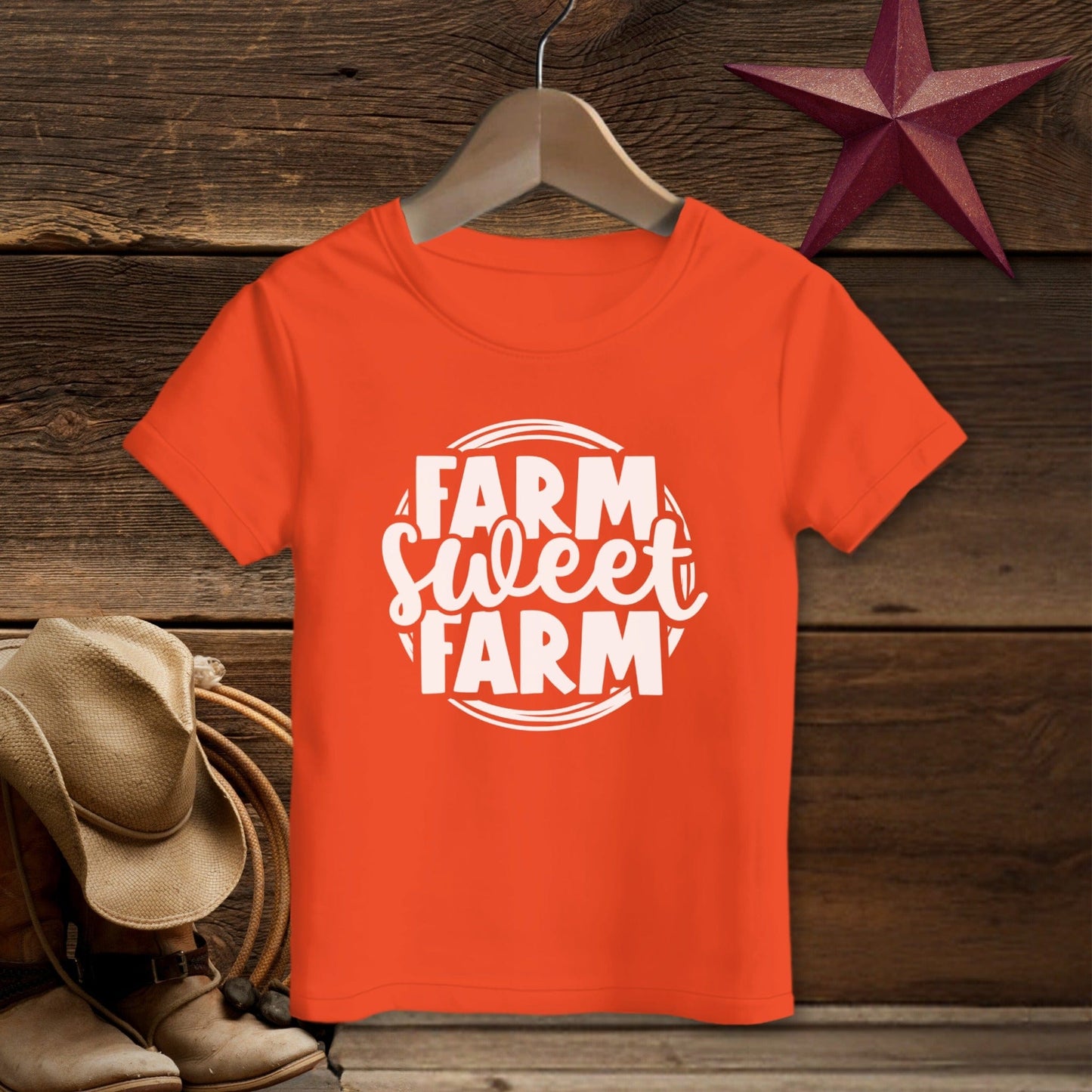 Farm Sweet Farm Circle T-shirt (Toddler)