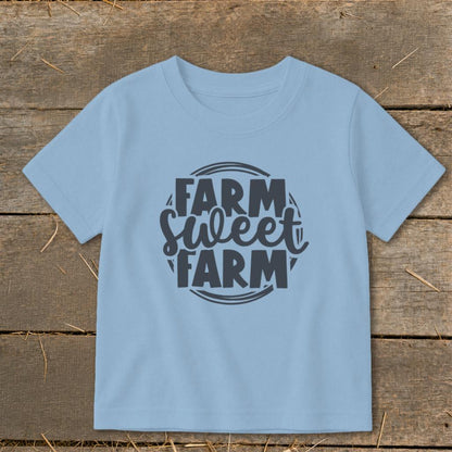 Farm Sweet Farm Circle Toddler Tee